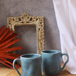 Earthy wavy coffee mugs