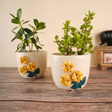 yellow flower planter for your beautiful plants