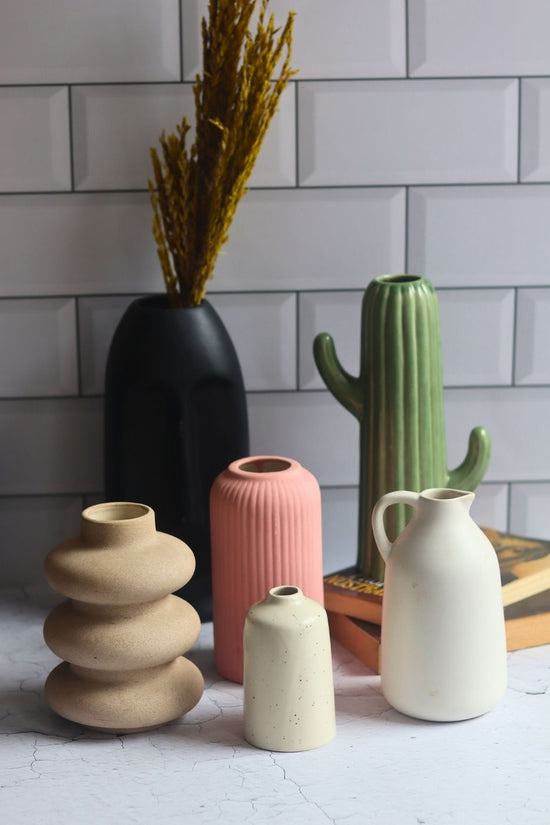Handmade mismatch vases
