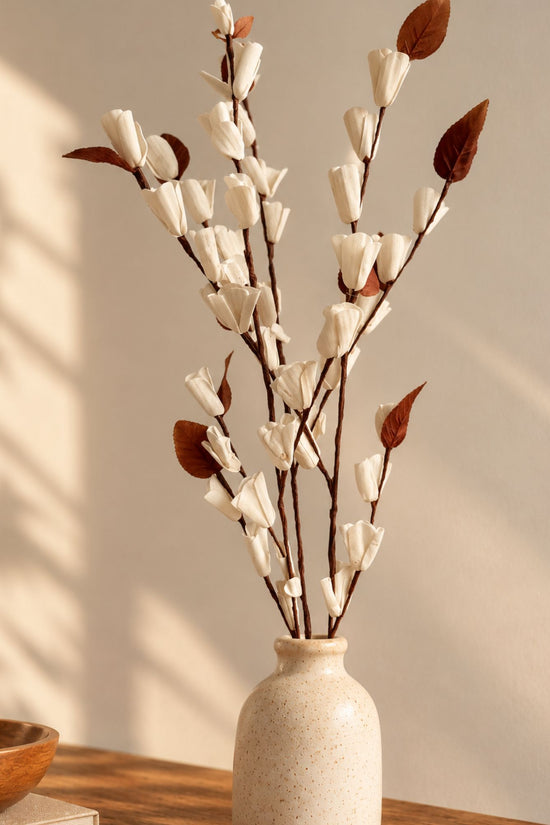 Handmade Ivory Whispers Blossom Bunch