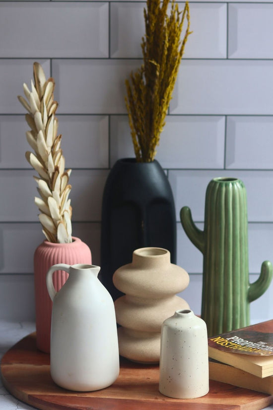 mismatch vases handmade in india 