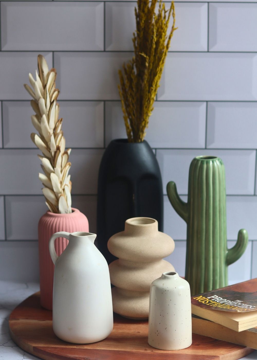 mismatch vases handmade in india 