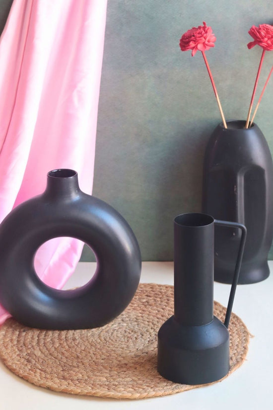 Set of 3 - Nightfall Elegance Vases