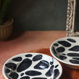 Ceramic pasta plates