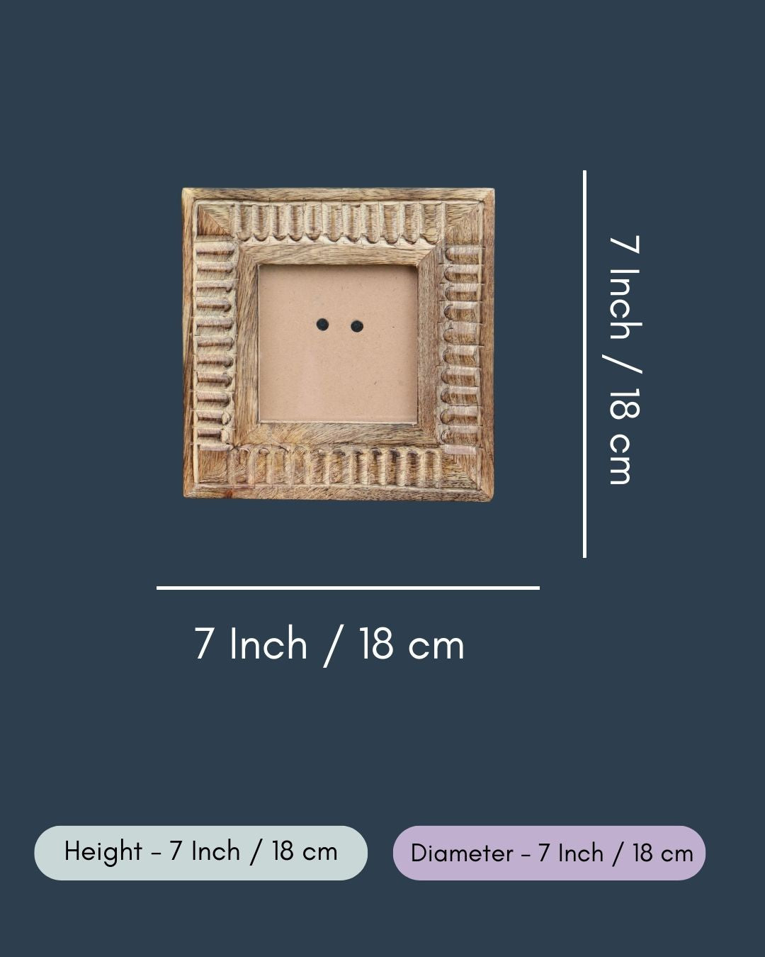 Modern Square Wooden Frame