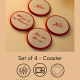 set of coasters handmade in india 