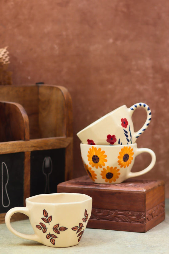 Set of 3 - Pastel Morning Mugs