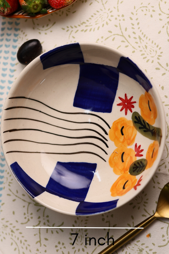 Ceramic bowl height & breadth