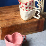 Set of 3 - Heartfelt Mugs made by ceramic