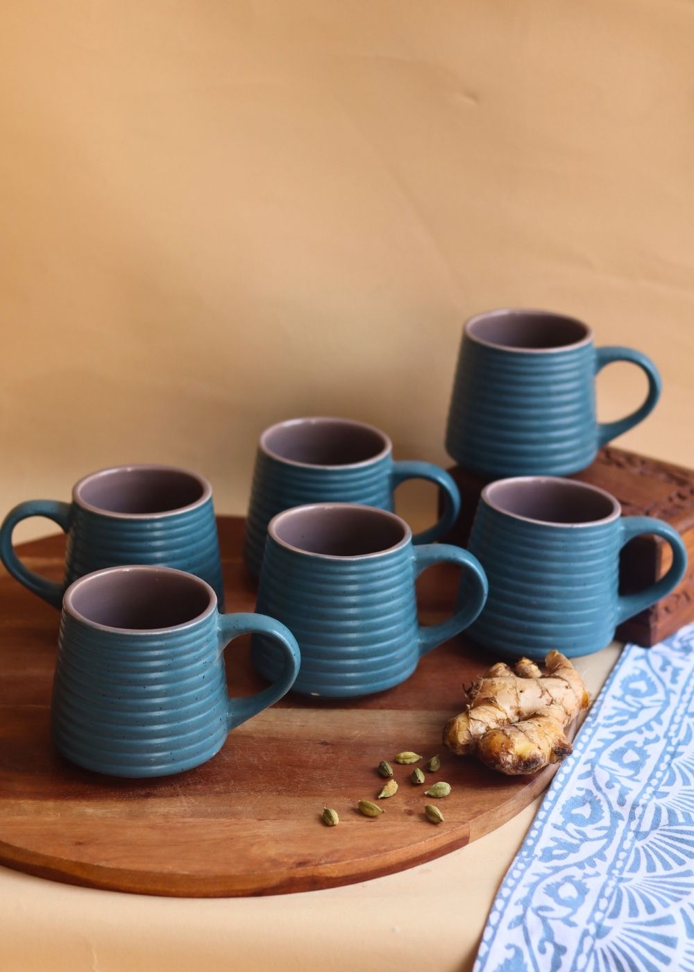 Mesmerising Blue Coffee Mug - Set of 6 wth premium quality material