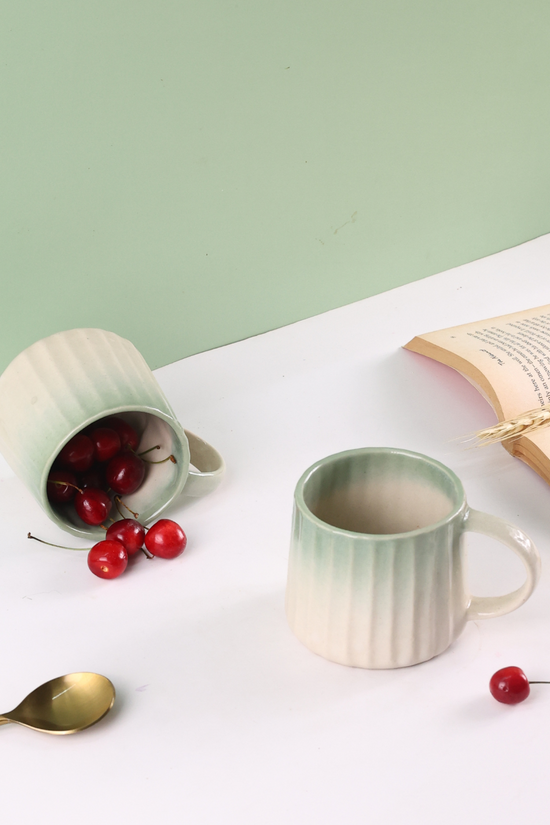 Handmade ceramic coffee mugs