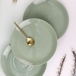 Sage green plates for gift 