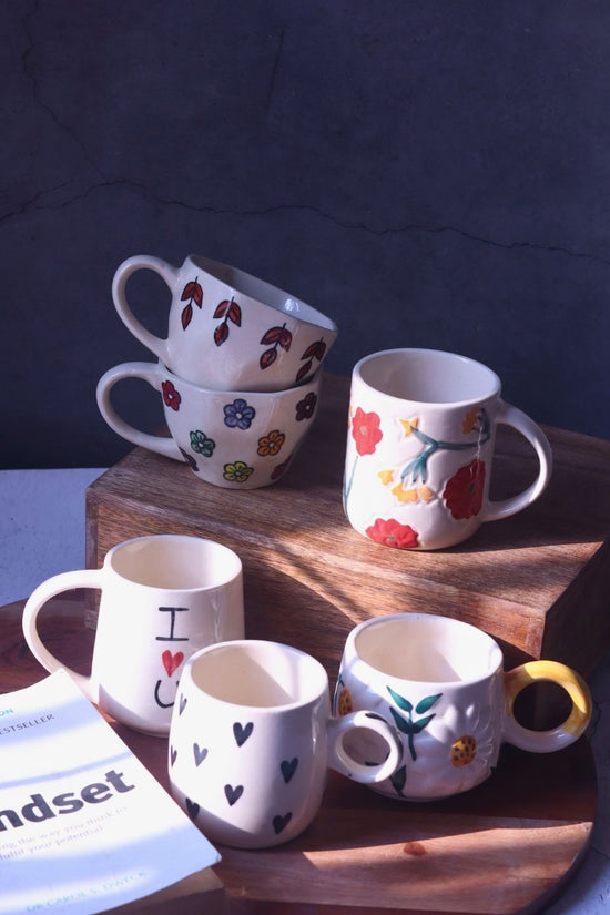 handmade Set of 6, for the price of 5 essential mugs