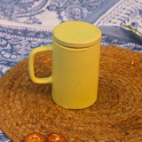 Ceramic coffee mug yellow 
