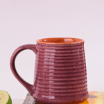 lavender coffee mug