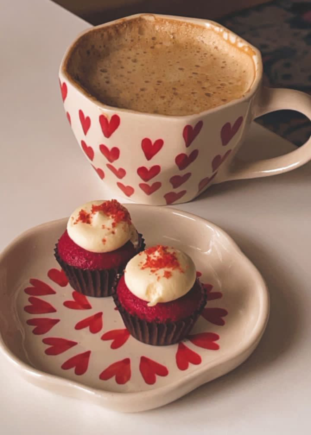 Heart Mug & All Heart Dessert Plate