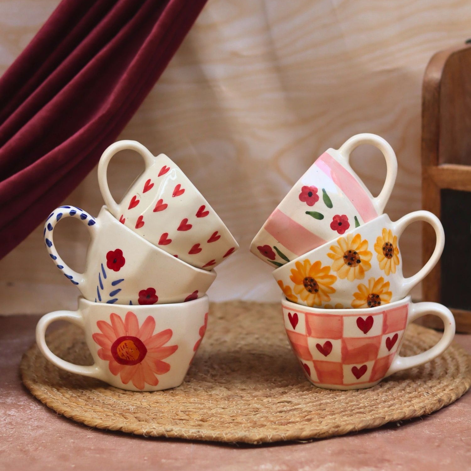 Lead free Set of 6 Bestseller Mugs (for the price of 5)