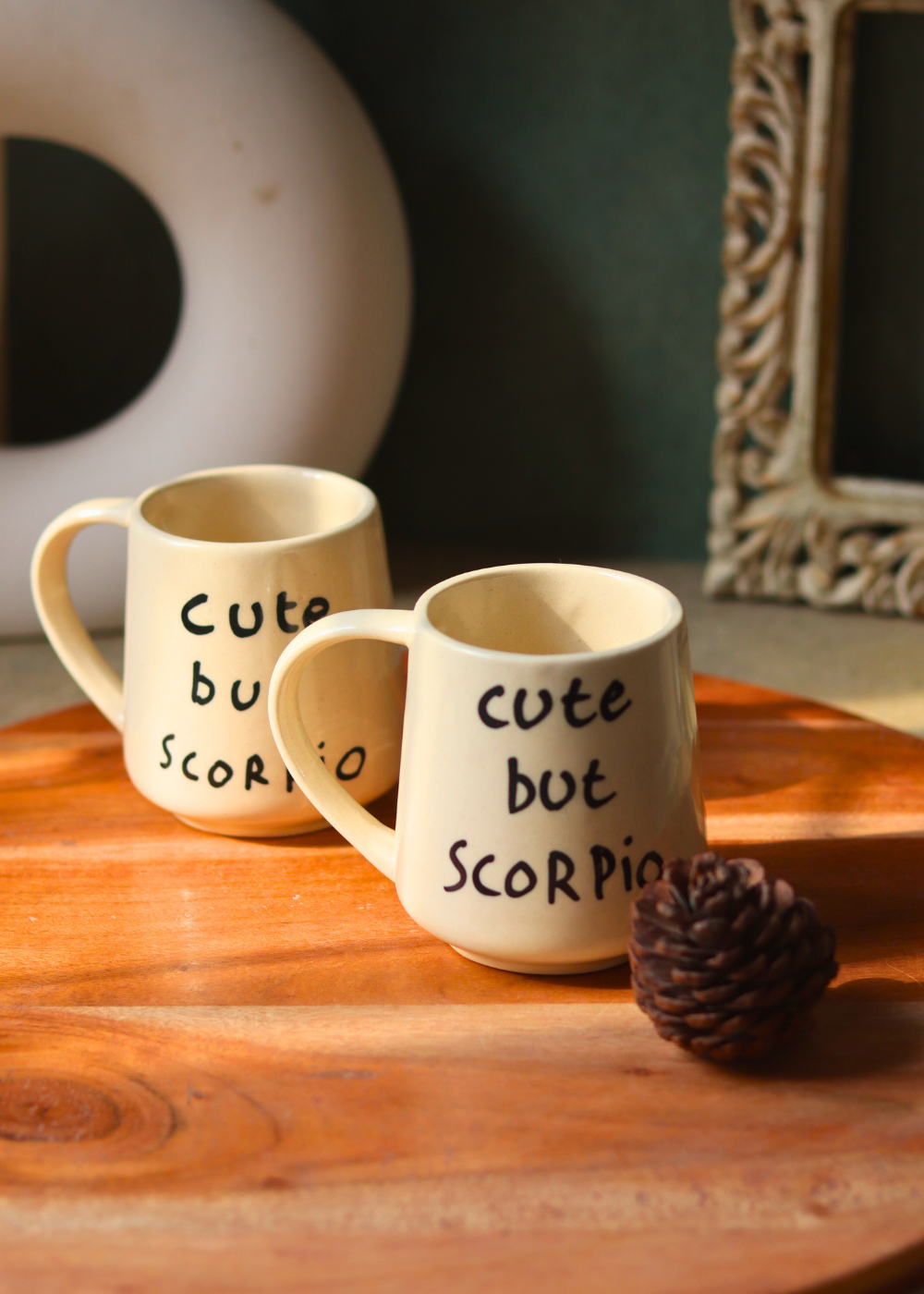 Handmade ceramic coffee mugs