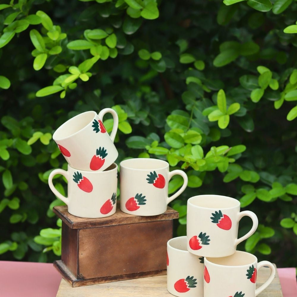 handmade Set of 6 - Berry Bliss Mug