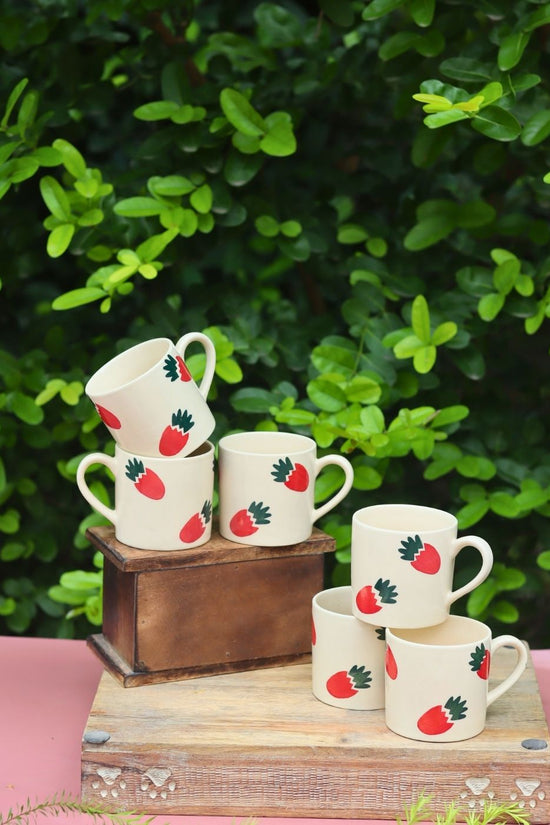handmade Set of 6 - Berry Bliss Mug