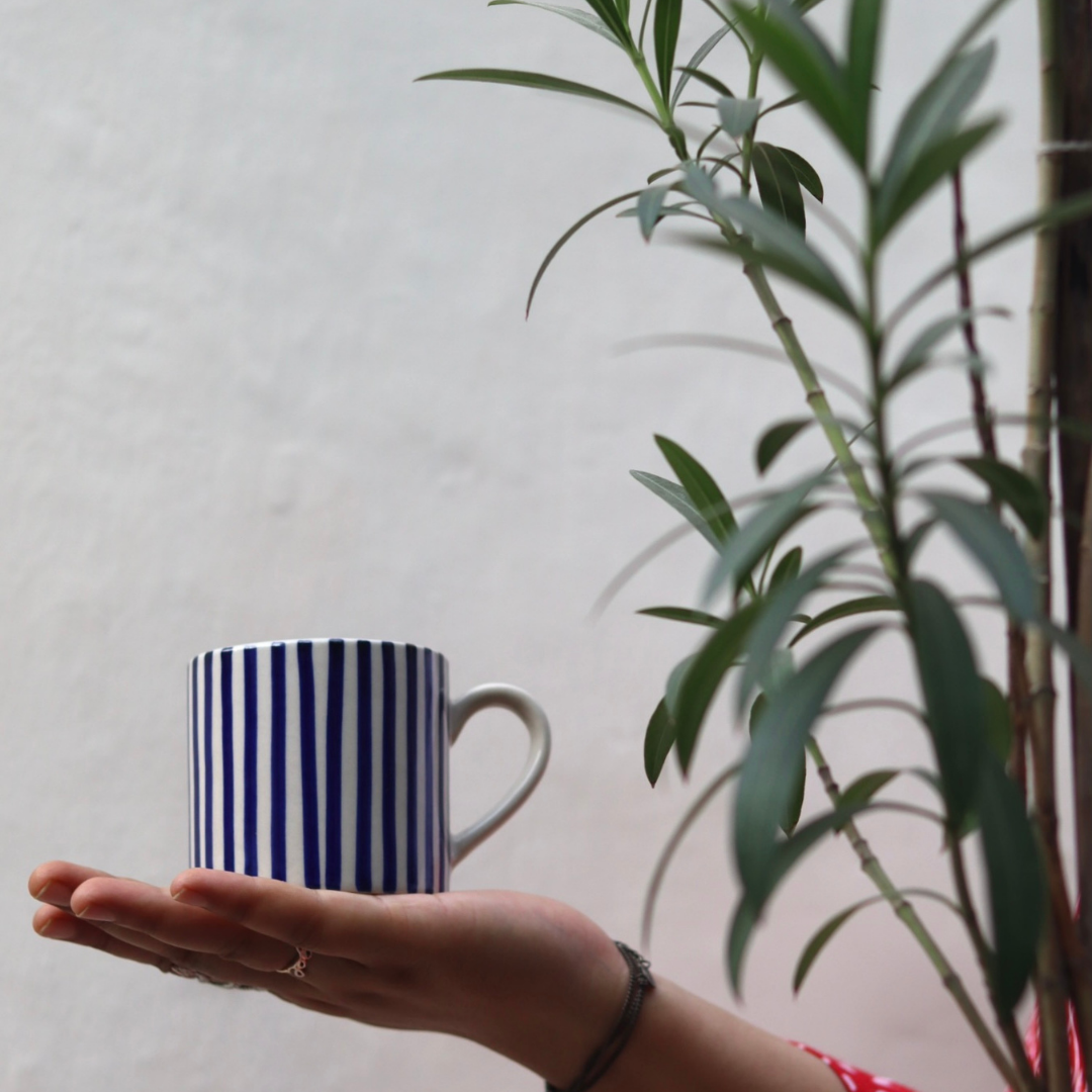 handmade tea cups set of two, combo