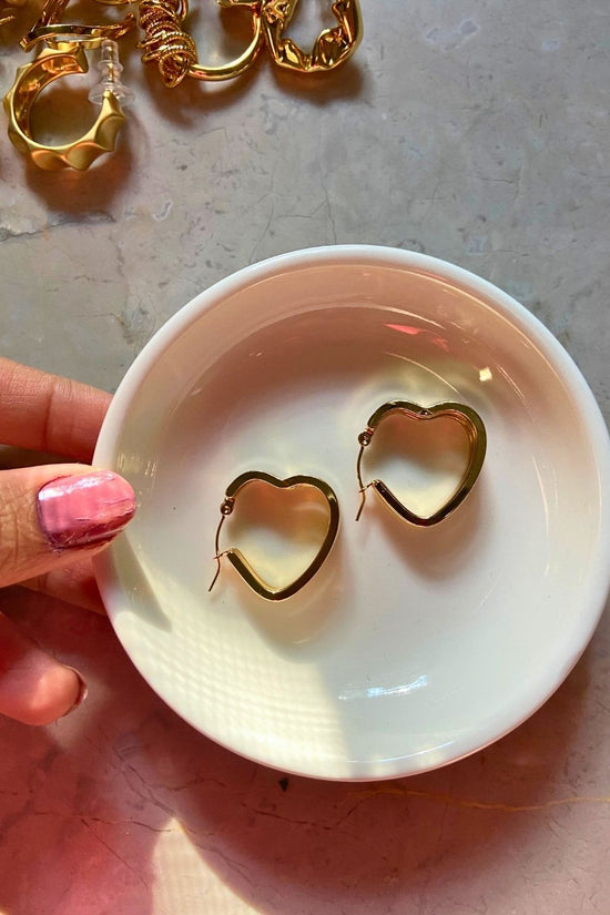 Anti tarnish SweetHeart Earrings