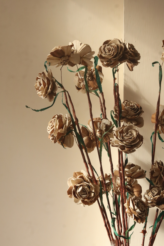 Sola Brown Rose Flower - Bunch