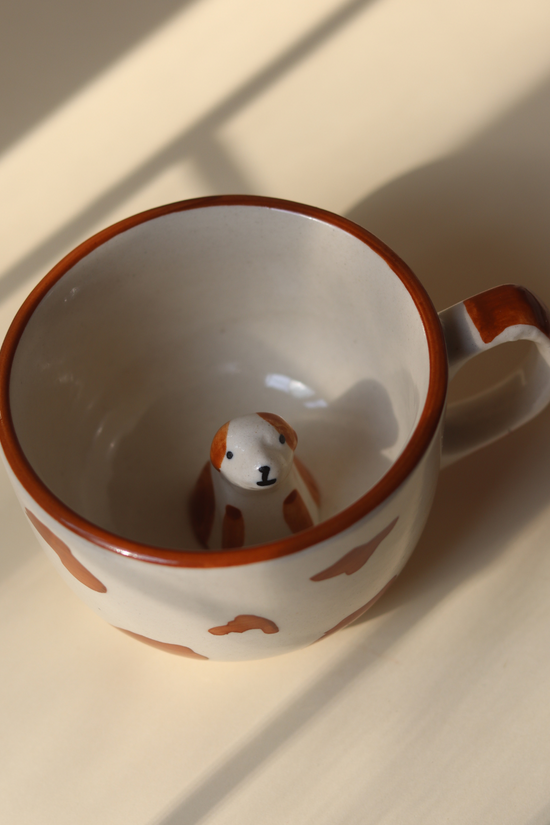 handmade dog mug