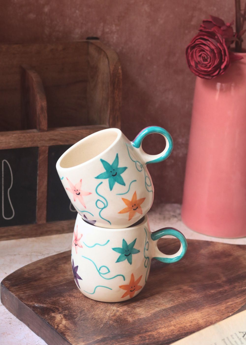 Coral Reef Mug handmade in india