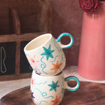 Coral Reef Mug handmade in india