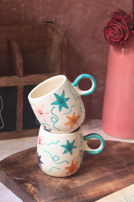 Coral Reef Mug handmade in india