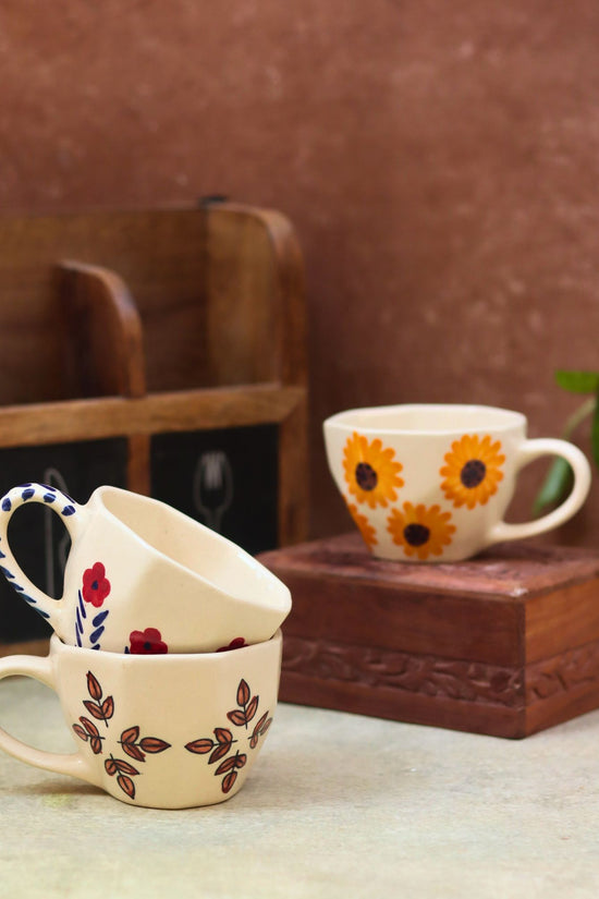 Set of 3 - Pastel Morning Mugs