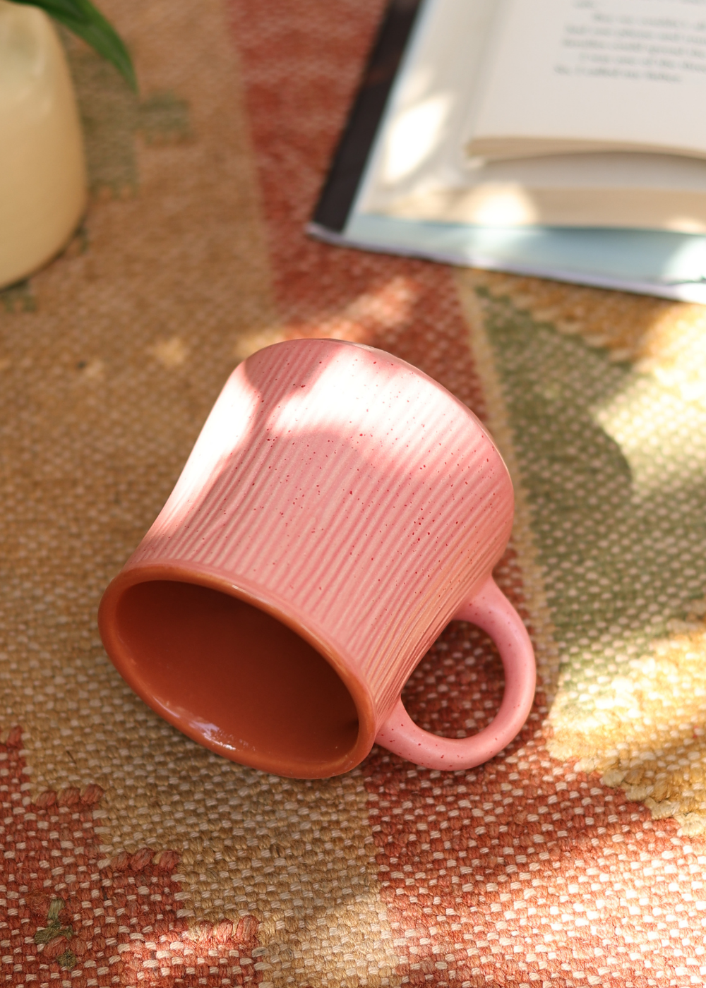 Handmade ceramic chai cup