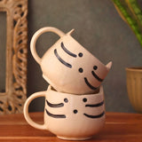 kitty mug is maded by pure ceramic 