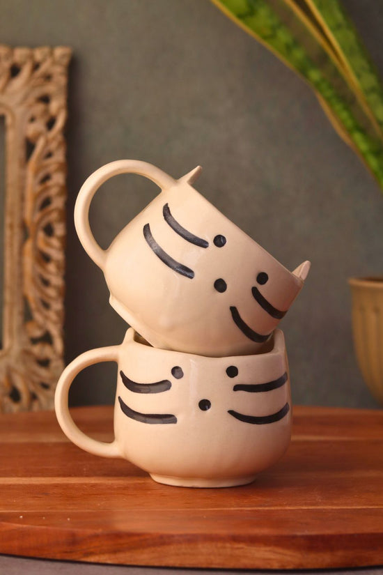 kitty mug is maded by pure ceramic 