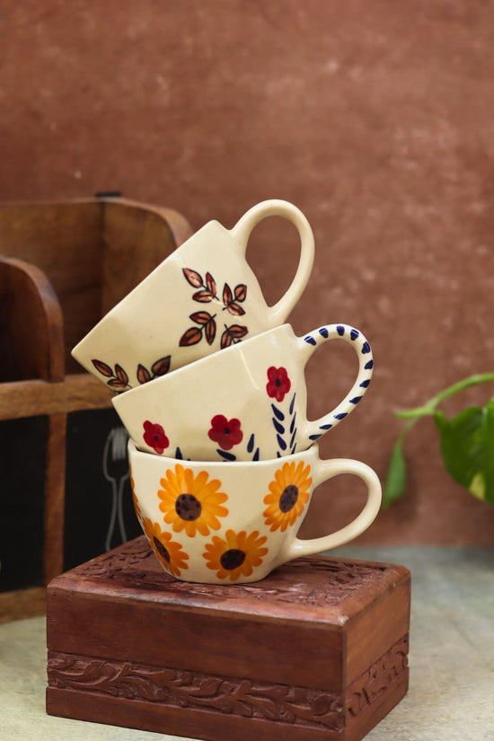 Set of 3 - Pastel Morning Mugs