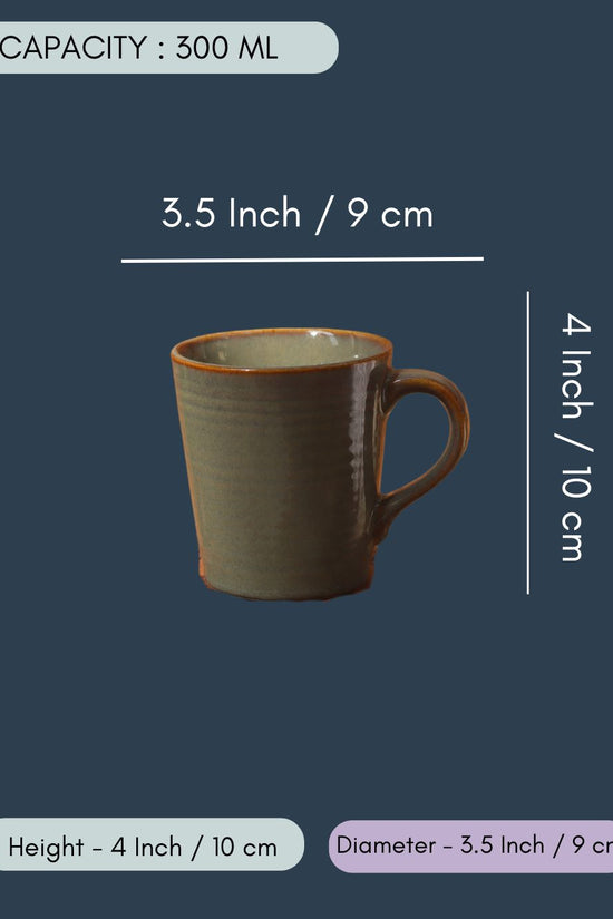 Olive coffee mug