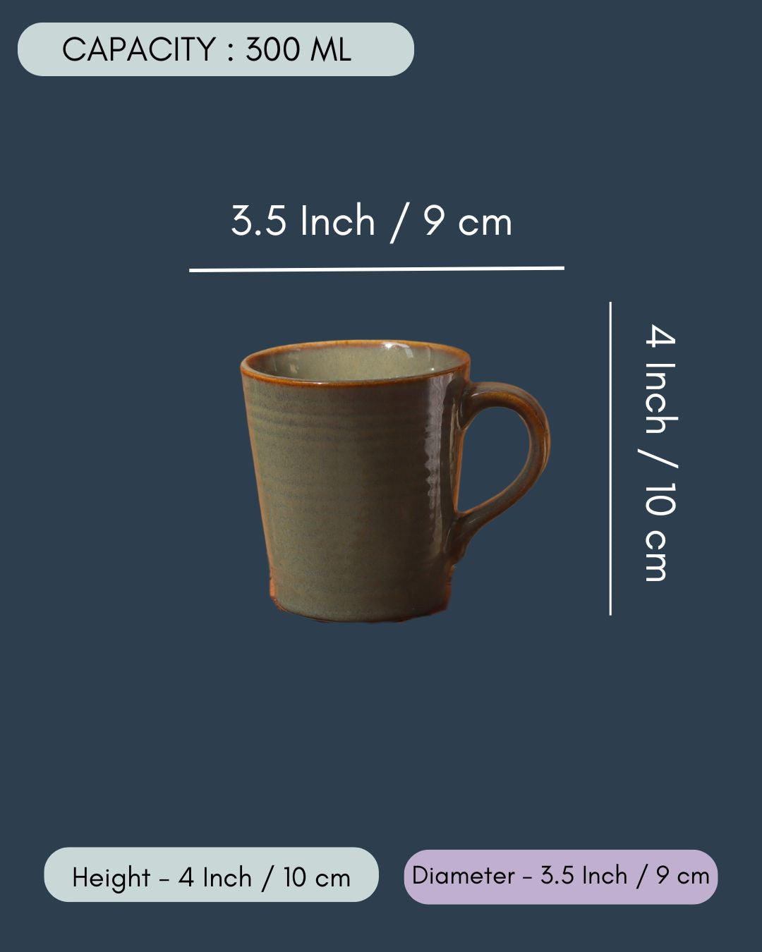 Olive coffee mug