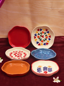handmade Set of 6 Best Selling Dessert Plates (For the Price of 5)