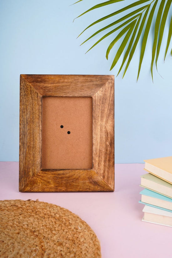 essential wooden frame handmade in india