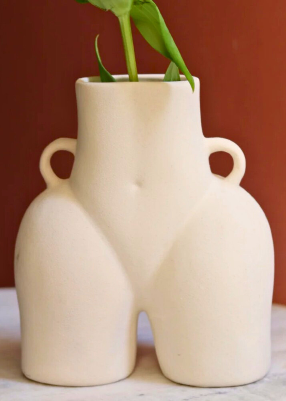 handmade white body vase ceramic 
