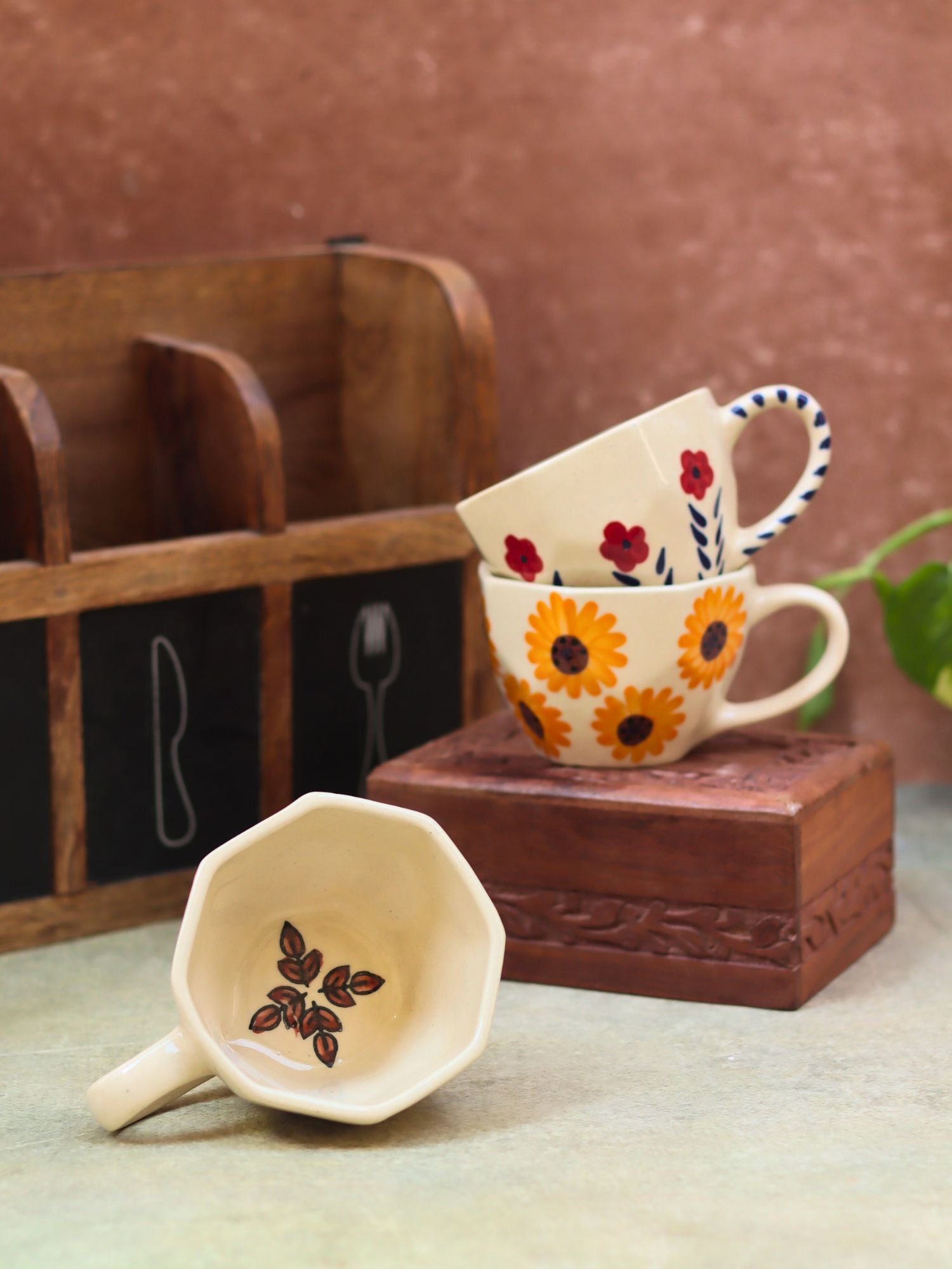 Set of 3 - Pastel Morning Mugs