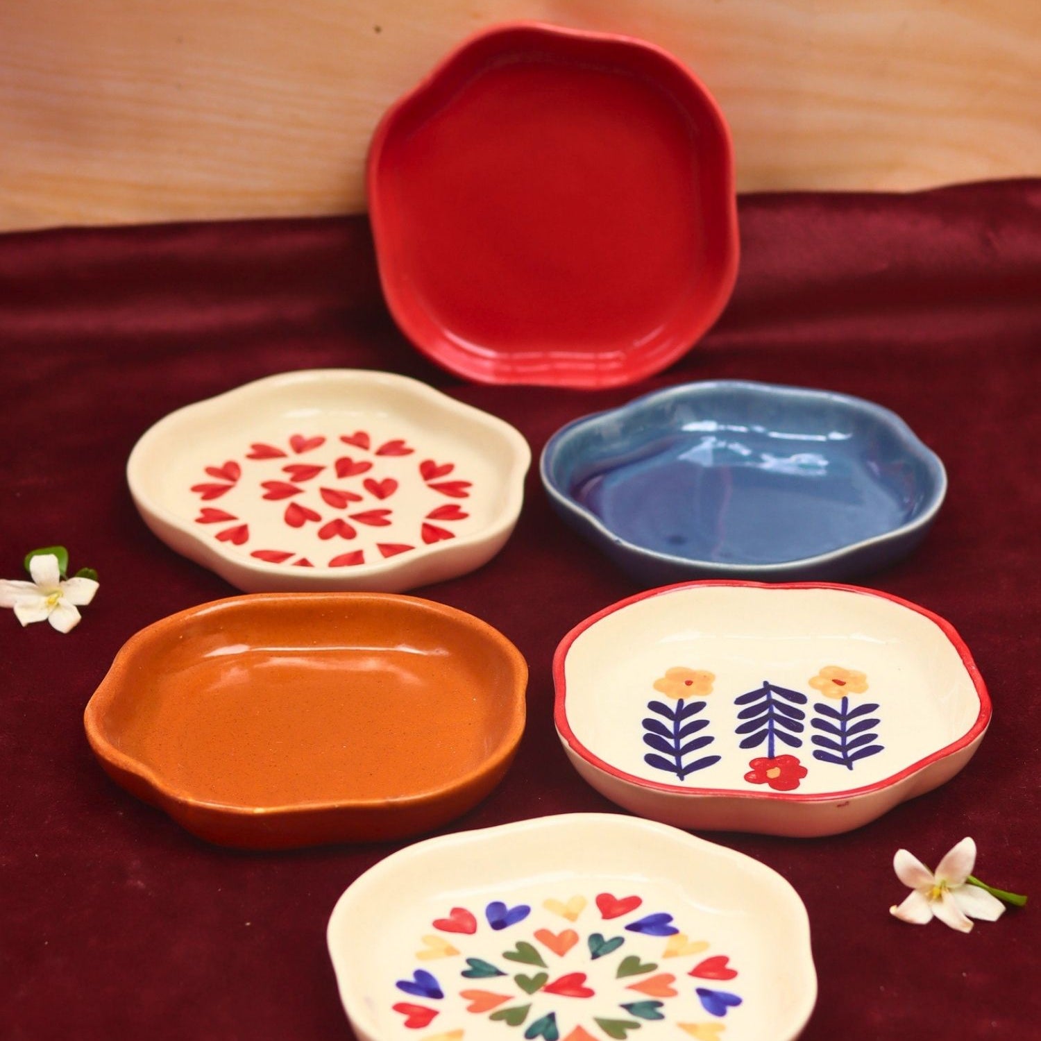 Set of 6 Best Selling Dessert Plates (For the Price of 5) made by ceramic