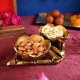 Golden Nest Snack Tray handmade in india