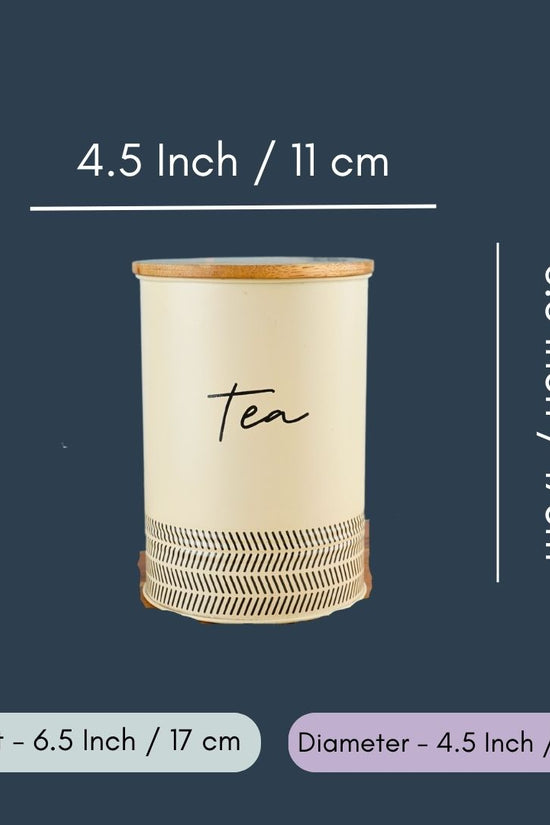 Ivory Tea jar