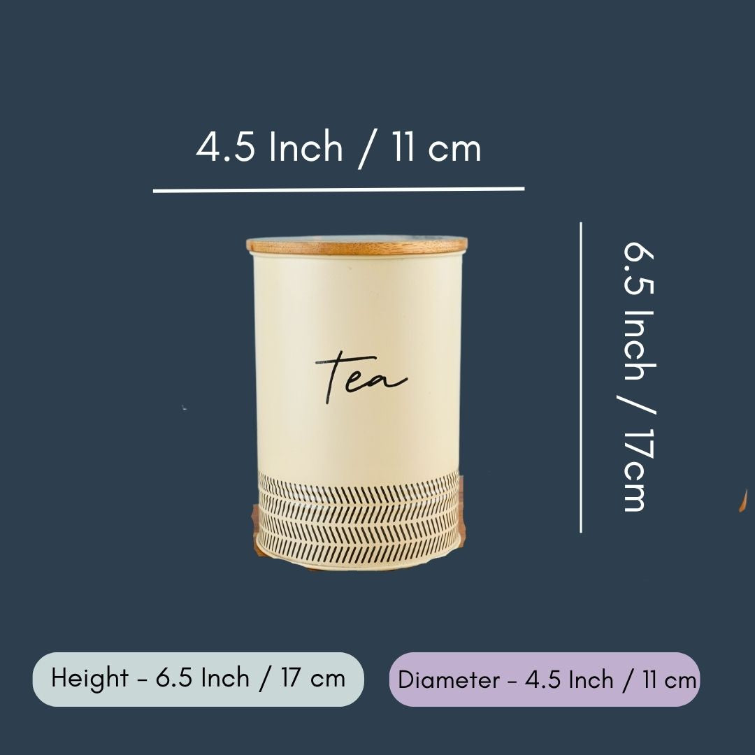 Ivory Tea jar