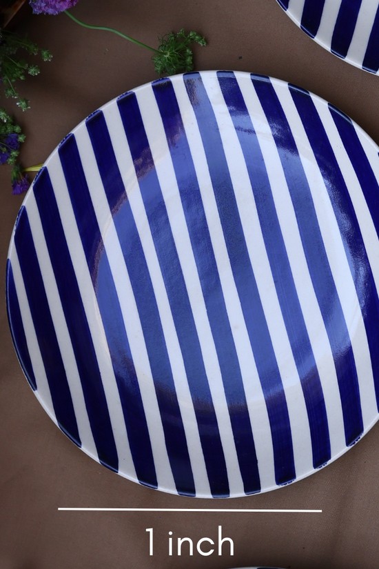 Handmade ceramic plates height & breadth