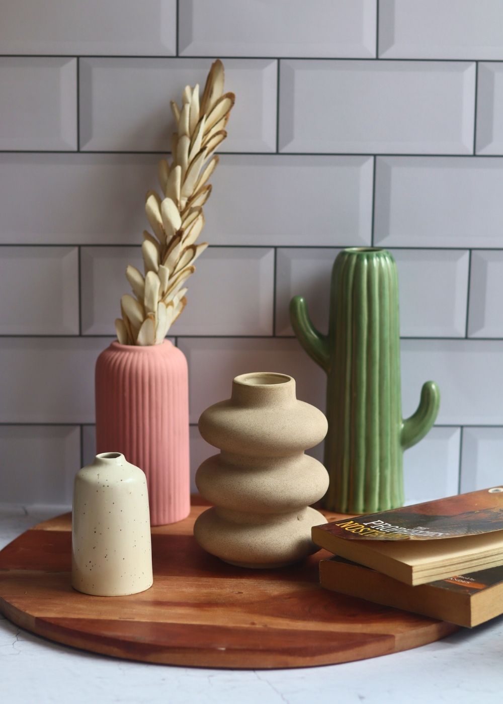 Handmade ceramic vases