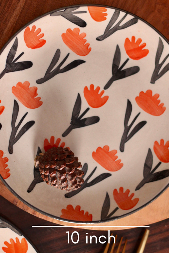 Dinnerware ceramic plates height & breadth