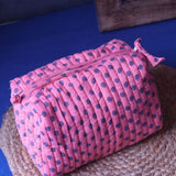 Polka Essential Toiletry Bag - Medium made by cotton